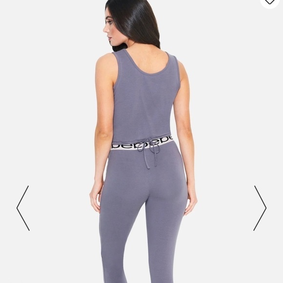 NWT Bebe Sleepwear Tie Back Crop Tank - Picture 2 of 13
